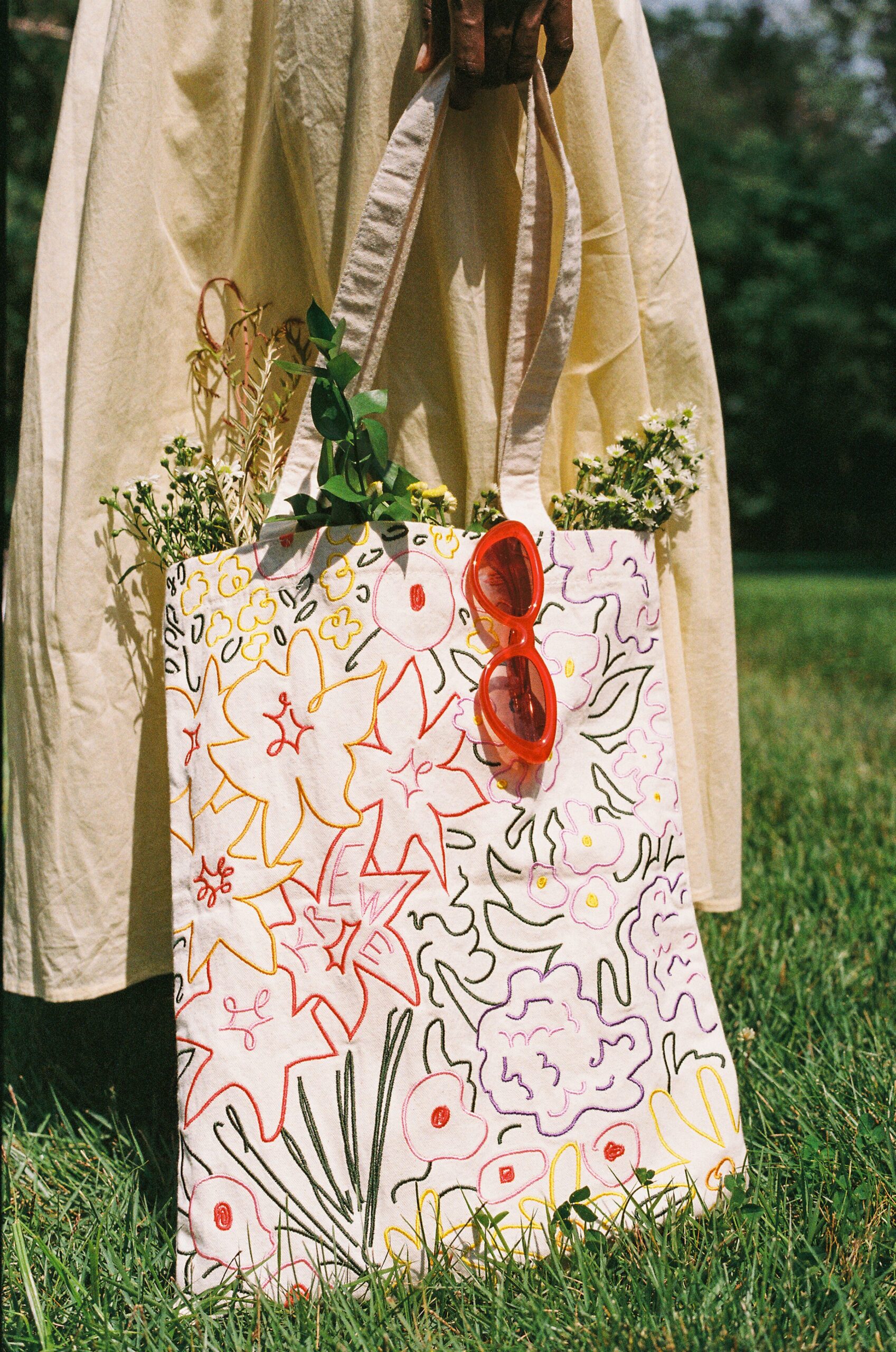 embroidered